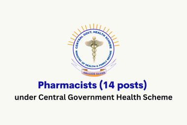 Job for Pharmacists under Central Government Health Scheme