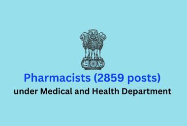 Opening for Pharmacists under Medical and Health Department 
