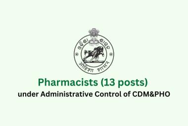 Recruitment for Pharmacists under Administrative Control of CDM&PHO