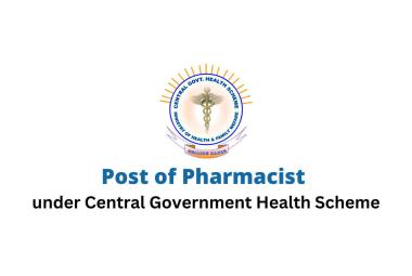 Walk in Interview for post of Pharmacist at CGHS Jabalpur