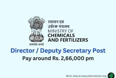 Apply Online for Director / Deputy Secretary under Ministry of Chemicals and Fertilizers