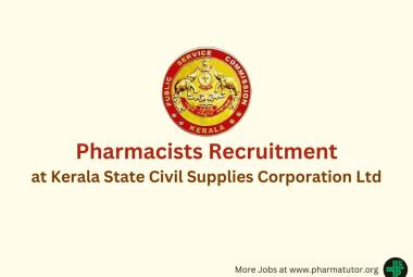 Job for Pharmacists at Kerala State Civil Supplies Corporation Ltd