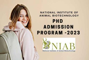 NIAB PhD Admission Program RSP-I 2023