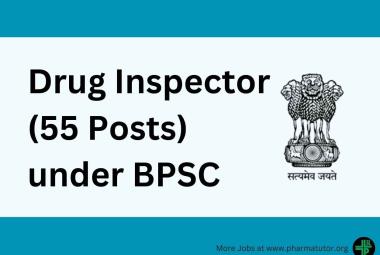 Openings for Drug Inspector in Public Service Commission