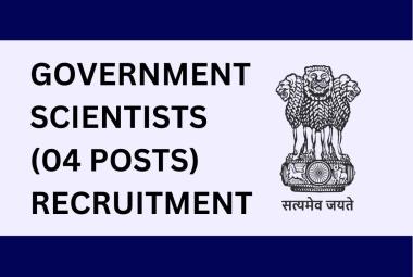 Recruitment for Scientists under Department of Science & Technology
