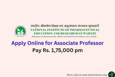 Apply Online for Associate Professor at NIPER