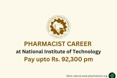 Career for Pharmacist at National Institute of Technology