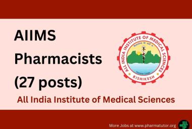 Career for Pharmacists at AIIMS