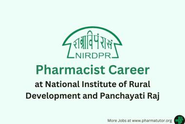 Job for Pharmacist under Ministry of Rural Development at NIRD&PR