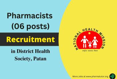 Job for Pharmacists in District Health Society