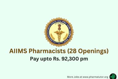Job Openings for Pharmacists at AIIMS