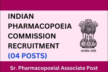 Opportunity for M.Pharm, MSc as Sr Pharmacopoeial Associate at Indian Pharmacopoeia Commission