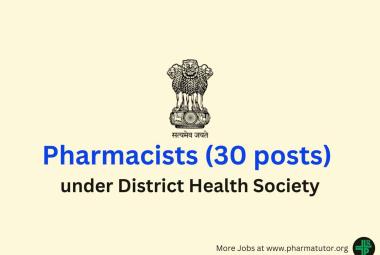 Recruitment for Pharmacists under District Health Society
