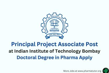 Vacancy for Principal Project Associate at IIT