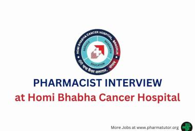 Walk in for Pharmacist at Homi Bhabha Cancer Hospital