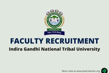 Faculty Recruitment at Indira Gandhi National Tribal University