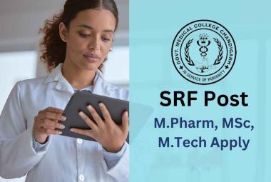 Job for M.Pharm, MSc, M.Tech as SRF at Government Medical College & Hospital