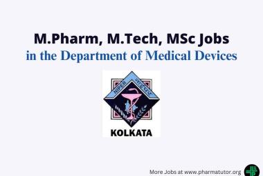Job for M.Pharm, M.Tech, MSc as JRF at NIPER