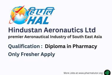 Job for Pharma Apprentices at Hindustan Aeronautics Ltd