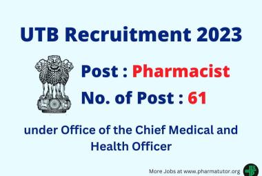 Openings for Pharmacists at Office of the Chief Medical and Health Officer