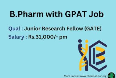 Vacancy for B.Pharm with GPAT as JRF at Indian Institute of Chemical Biology
