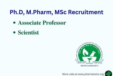 Apply Online for Associate Professor, Scientist at NIPER
