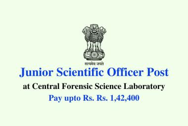 Apply Online for Junior Scientific Officer at CFSL
