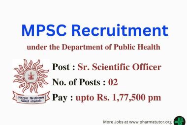 Apply Online for Senior Scientific Officer under the Department of Public Health