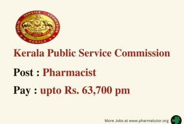 Career for Pharmacist under Public Service Commission