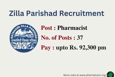 Career for Pharmacists under Zilla Parishad Ratnagiri