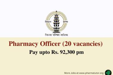 Career for Pharmacy Officer under Zilla Parishad Nashik