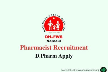 DHFWS invites applications for post of Pharmacist