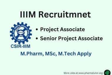 IIIM Hiring Project Associate, Senior Project Associate