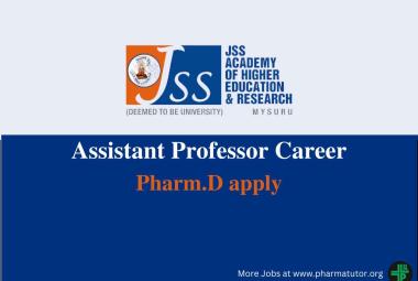 Job for Assistant Professor at JSS Academy of Higher Education & Research