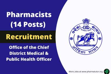 Job for Pharmacists at Office of the Chief District Medical & Public Health Officer