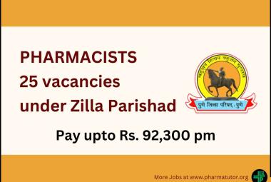 Job for Pharmacists under Zilla Parishad Pune