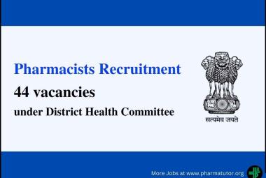 Job openings for Pharmacists under District Health Committee