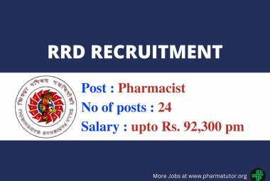 Jobs for Pharmacists under Rural Development Department