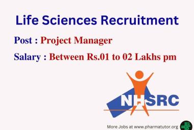 Life Sciences Recruitment at National Health Systems Resource Centre