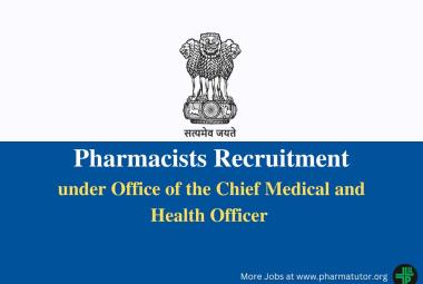 Online applications are invited for Pharmacists at CMHO