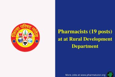 Openings for Pharmacists at Rural Development Department