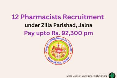 Pharmacists Recruitment under Zilla Parishad, Jalna