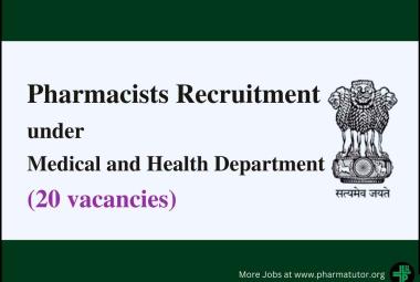 Pharmacists Recruitment under Medical and Health Department