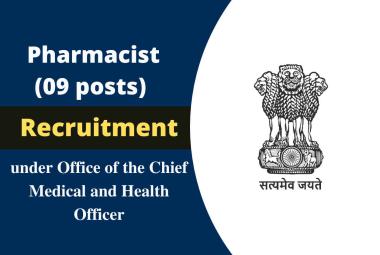 Pharmacists Recruitment under Office of the Chief Medical and Health Officer 