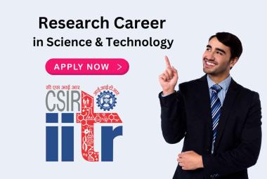 Research Career in Science & Technology at IITR