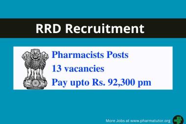 RRD Pharmacists Recruitment