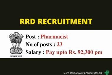 RRD Pharmacists Recruitment