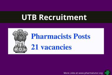 UTB Pharmacists Recruitment