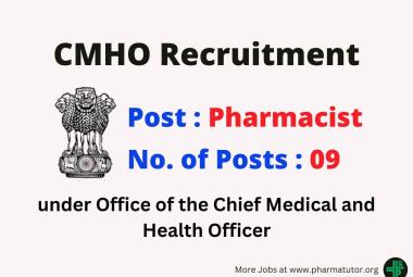 Vacancy for Pharmacists under Office of the CMHO