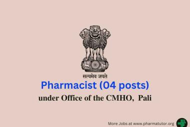 Vacancy for Pharmacists under Office of the CMHO
